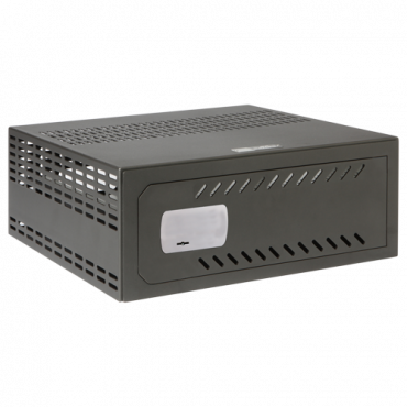 Safe for DVR - CCTV specific | 19" rack mountable - For DVR of 1U rack - Mechanical lock - With ventilation and cable passage - Quality and resistance