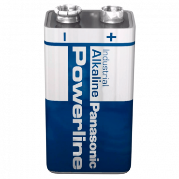 Panasonic - Battery PP3 / 6LR61 - Voltage 9.0 V - Alkaline - Nominal capacity 510 mAh - High quality