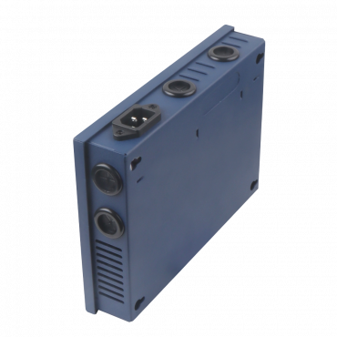 Slim power distribution box - 1 AC input 220 V 5OHz - 9 outputs - Resettable fuse protection - Output voltage 12 V / 120 W - Metal housing