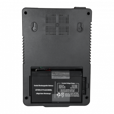 Single-phase Line Interactive UPS - Power 800VA/480W - Input 220~240VAC / Output 230 VAC - 6 surge protected outputs - Recharge time 6~8 h - Sealed lead-acid battery