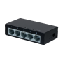 Fast Ethernet Switch - 5 ports RJ45 - Speed 10/100Mbps - Enhanced buffering for video streaming - Plug and Play - Metal casing for greater robustness