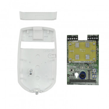 KX15DTAM: PIR detector with double technology - Anti-masking function - For interior use - 1 x infrared PIR, 1 x Microwave - Grade 3 cabling - Detection Range 15/18/30 m