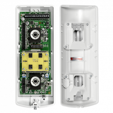 TMD15: Triple technology PIR Detector - Anti-masking function - Integrated EOL resister - 2 Infrared, 1 Microwaves - Detection Range 15 m - Certificate Grade 3