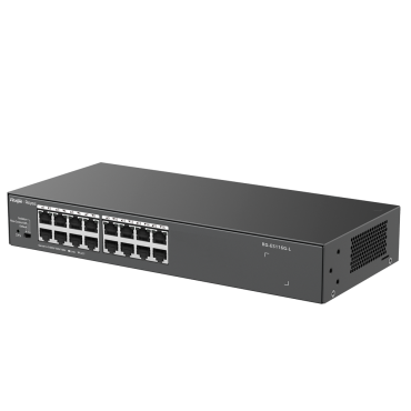 Reyee Switch Desktop - Metal Housing - Racking - 16 ports RJ45 - Speed 10/100/1000Mbps - plug and play - Power saving technology