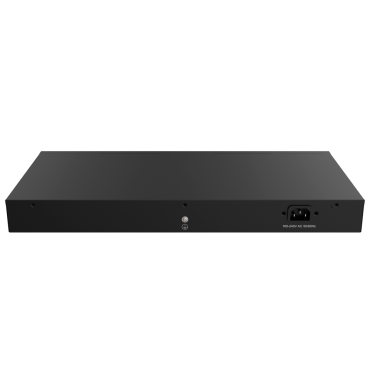 Reyee PoE Desktop Switch - 24 Ports RJ45 + 1 Uplink RJ45 + 1 SFP Combo - 24 Ports 10/100Mbps + 2 Ports 10/100/1000Mbp - 24 PoE+ Ports 802.3af/at | Total Power 370W - Port Isolation / Flow Control -  Plug and Play
