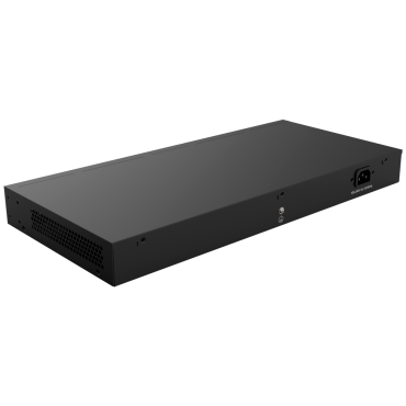 Reyee PoE Desktop Switch - 24 Ports RJ45 + 1 Uplink RJ45 + 1 SFP Combo - 24 Ports 10/100Mbps + 2 Ports 10/100/1000Mbp - 24 PoE+ Ports 802.3af/at | Total Power 370W - Port Isolation / Flow Control -  Plug and Play