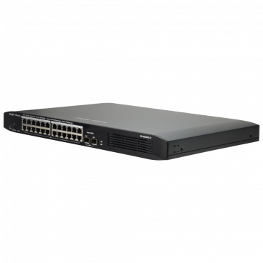 Reyee - Desktop Switch - 24 PoE ports +2 Uplink SFP - Port speed 10/100/1000 Mbps - Maximum 370W - Energy Saving Technology