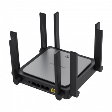 Reyee - Gigabit Mesh WiFi-router 6 AX3200 - 5 poorten RJ45 10/100/1000 Mbps - 802.11AX quad-stream en band 2,4 en 5 GHz - klein kantoor / thuiskantoor