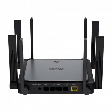 Reyee - Gigabit Mesh WiFi-router 6 AX3200 - 5 poorten RJ45 10/100/1000 Mbps - 802.11AX quad-stream en band 2,4 en 5 GHz - klein kantoor / thuiskantoor