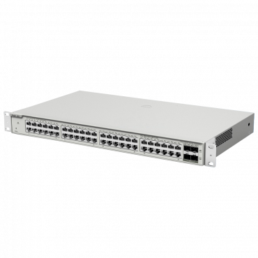 Reyee - Layer 2 Managed PoE Switch - 48 ports PoE + 4 10Gbps SFP+ - 10/100/1000 Mbps speed - 30 W per port / Maximum 370W - IEEE802.3af (PoE) / at (PoE +) standard