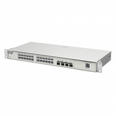 Reyee - Switch PoE Manageable Layer 2+ - 24 RJ45 Gigabit poorten - 4 SFP+ 10 poorten - Snelheid 10/100/1000Mbps - Rackmontage