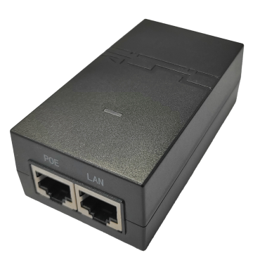 Passive PoE Injector - Input/Output RJ45 10/100/1000 Mbps - 24V 0,5A - Maximum distance 100 m - Suitable for Reyee radio links - Stabilized and protected