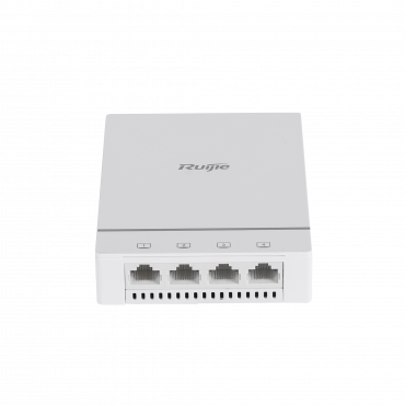 Ruijie - Wifi Omni-directional Wall AP 6 - Frequency 2.4 and 5 GHz - Supports 802.11a/b/g/n/ac/ax - Speed 574+1201Mbps - Antenna 2x2 MIMO