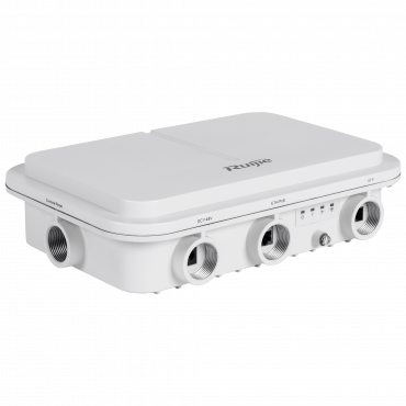 Ruijie - Wi-Fi access point 6 Directional - Frequency 2.4 and 5GHz - Supports 802.11a/b/g/n/ac/ax - Transmission speed up to 1775 Mbps - Antenna 2x2 MIMO 