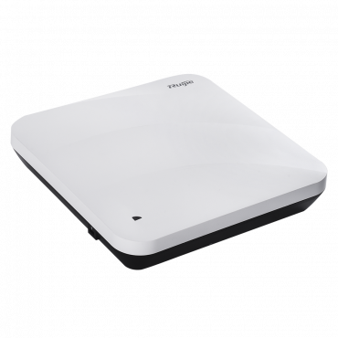 Ruijie - Wi-Fi 6 Omnidirectional AP - 2.4 and 5 GHz frequency - Supports 802.11a/b/g/n/ac/ax - Transmission speed up to 3000 Mbps - 1 Gigabit Ethernet Port + 1 2.5Giga SFP Port