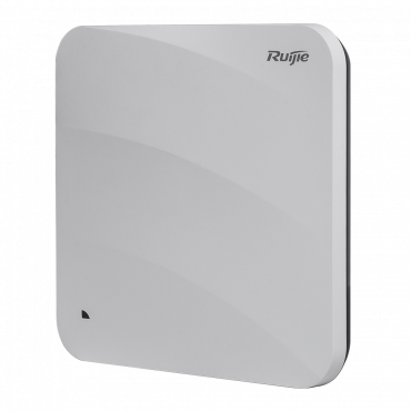 Ruijie - Wi-Fi 6 Omnidirectional AP - 2.4 and 5 GHz frequency - Supports 802.11a/b/g/n/ac/ax - Transmission speed up to 3000 Mbps - 1 Gigabit Ethernet Port + 1 2.5Giga SFP Port