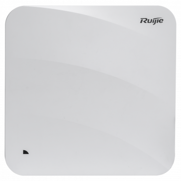 Ruijie - Wi-Fi access point 6 Omnidirectioneel - Frequentie 2,4 en 5 GHz - Ondersteunt 802.11a/b/g/n/ac/ax - Transmissiesnelheid tot 5200 Mbps - Antenne 2x2: MIMO in 2,4GHz, 4x4:4 in 5GHz