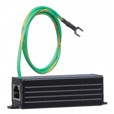 In-line POE Surge Protector - Supports network bandwidth up to 100Mbps - Supports Mid-span and End-span - Response time less than 1 ns