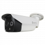Dual IP Bullet Safire Thermal Camera - 256x192 VOx | 9.7mm Lens - Optical sensor 1/2.7” 4 MP | Lens 8mm - Thermal sensitivity ≤ 40mK - Fire detection and alarm - Temperature measurement range -20~150ºC / ± 8ºC