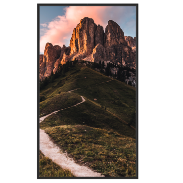 SAFIRE High Brightness 43" monitor - Valid for Digital Signage environment - Resolution 1920x1080 - Brightness 3500 nits - 24/7 operation - Horizontal and vertical orientation