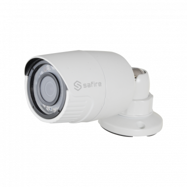 Safire ECO Bullet Camera - Output 4in1 - 1/3" SOI 2.0 Mpx - 2.8 mm Lens - IR Range 20 m - Weatherproof IP66