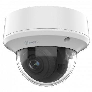 Safire ECO Range Dome Camera - Uitgang 4in1 - 5 MP hoogwaardige CMOS - 2,7~13,5 mm gemotoriseerde lens - Smart IR Matrix bereik 40 m - Waterdicht IP67 | Anti-vandaal IK10