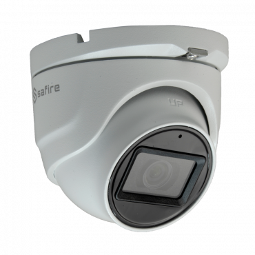 Turret Safire Camera ECO Range - Output 4in1 - 2 MP high performance CMOS - 2.8 mm Lens | 30 m IR range - Audio over Coaxial cable - Weatherproof IP67
