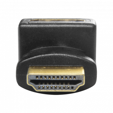 HDMI adapter - HDMI 1.3 - Angled 90° - HDMI type A male - HDMI type A female - Anticorrosion connectors