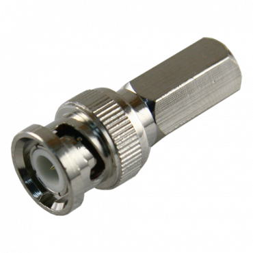 Quick connector - BNC to screw - No crimping tool needed - 35 mm (D) - 14 mm (W) - 15 g