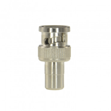 Connector - BNC male - RCA female - 25 mm (D) - 10 mm (W) - 5 g