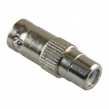 Connector - BNC female - RCA female - 28 mm (D) - 10 mm (W) - 5 g