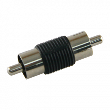 Connector - RCA male - RCA male - 34 mm (D) - 9 mm (W) - 5 g