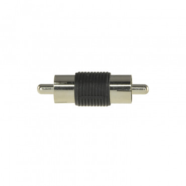 Connector - RCA male - RCA male - 34 mm (D) - 9 mm (W) - 5 g