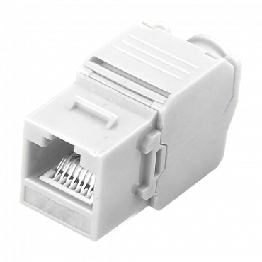 UTP cable connector - Output connector RJ45 - Compatible UTP category 6A - Easy installation without tools - Low loss