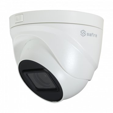 IP Turret Camera 4 Megapixel - 1/3" Progressive Scan CMOS - Varifocal Lens 2.8~12mm - H.265+ compression - Audio / Alarms / PoE