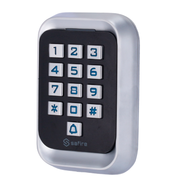 Standalone access control - EM card and PIN access - Relay, pushbutton and buzzer outputs - Wiegand 26 - Time control - Valid for interior