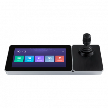 Safire IP Keyboard - Double interface: direct or network - 10.1" TFT LCD Screen - IP network with connector RJ45 - Joystick 4 axis - Save images locally via USB