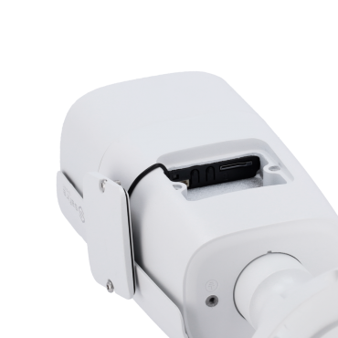 Safire Smart - IP Bullet Camera LPR range - Resolution 4 Megapixel (2592x1520) - Motorized Lens 8-32 mm | Audio | IR 100m - License plate recognition / List management - IP67 Rating | PoE (IEEE802.3af) |Alarm