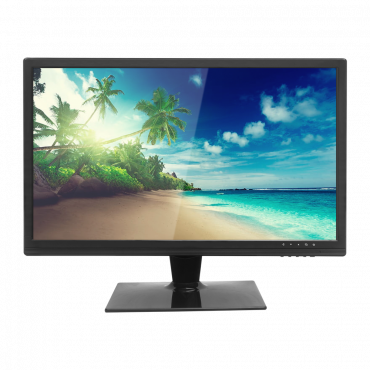 SAFIRE LED HD PLUS 19.5" monitor - Designed for surveillance use - Resolution 1600x900 - Format 16:9 - Inputs: 1xHDMI, 1xVGA, 1xAudio - Integrated speakers