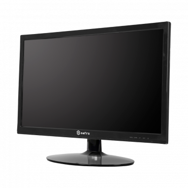 Monitor SAFIRE LED 22" - Designed for video surveillance 24/7 - (1920x1080) Full HD resolution - Format 16:9 - Inputs: 1xHDMI, 1xVGA, 1xAudio - VESA 100x100 support mm