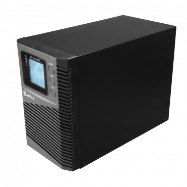 UPS online - Power 1000VA/900W - Input 200~240 Vac / Output 200~240 Vac - 2 surge protected outputs - Recharge time 4~5 h - 2 sealed lead-acid batteries