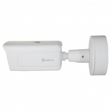 Safire LPR IP Camera 2 Mpx - 1/1.8" Progressive Scan CMOS - OCR function, integrated license plate reader - 8~32 mm motorized autofocus lens - IR LEDs Range 100 m - WEB, CMS Software, Smartphone and NVR