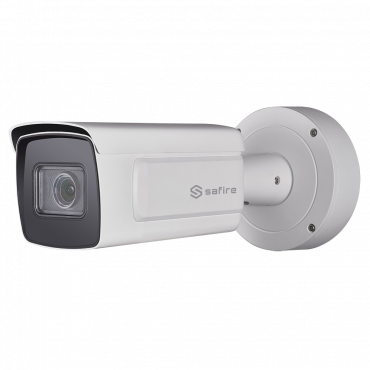 Safire LPR IP Camera 2 Mpx - 1/1,8" Progressive Scan CMOS - OCR-functie, geïntegreerde kentekenplaatlezer - 8~32 mm gemotoriseerde autofocuslens - IR LED's Bereik 100 m - WEB, CMS Software, Smartphone and NVR