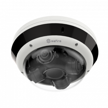 SF-IPPAN362HA-5Y: IP 5 Mpx Panoramic Camera - 4 Lenses 1/2.7” Progressive Scan CMOS - 2.8 Motorised Lens - 8 mm - Overview 360º - Audio | Alarms - WDR | IP67 | IK10