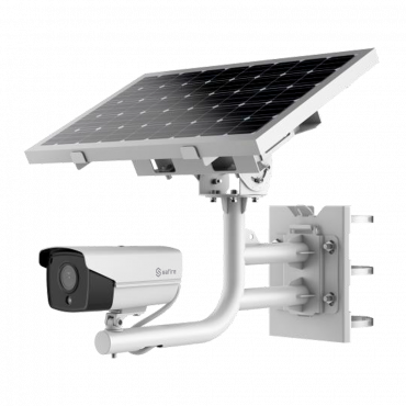 SF-IPB035WH-2YSOLAR-4G: Safire Bullet Camera 4G 1080p - 1/2.8" Progressive Scan CMOS - 2.8 mm lens | WDR - Includes photovoltaic panel for autonomous use - Includes rechargeable lithium battery - Weatherproof IP67