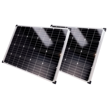 Autonomous power system for CCTV - 2x 150W solar panel - LiFePo4 battery 1920Wh (150Ah) 12/24VDC output - Integrated MPPT regulator - Support for anchoring on the mast - RS-485 for communication