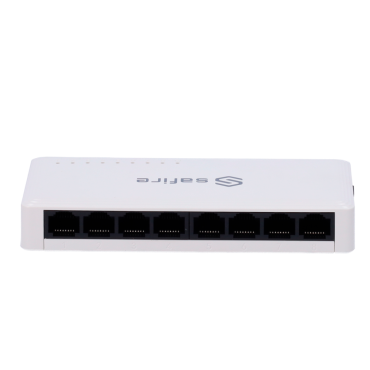 Safire | Desktop Switch | 8 ports Gigabit | Speed 10/100/1000Mbps | Plug & Play | Energy Saving Technology