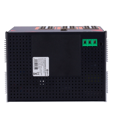 Safire Industrial Switch  | AC Power 90~264V | 24 Gigabit + 2 Gigabit SFP ports | 18 PoE+ Ports 30W + 6 Hi-PoE Ports 60W | PoE Watchdog | Up to 390W Total PoE Power | DIN rail installation