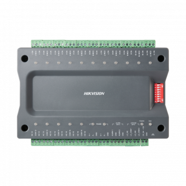 DS-K2M0016A: Slave controller for elevators - Output of 16 relays - 3 operating modes - Configuration with DIP switch - RS-485 for communication - Required master plate DS-K2210