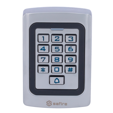 Stand-alone access control, Access by EM card, PIN and App, Relay, pushbutton and buzzer outputs, Wiegand 26 and WiFi | Timing control, Tuya Smart App for remote management and openings, Suitable for exterior IP68